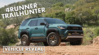 2025 Toyota 4Runner Trailhunter exterior and interior reveal video