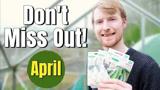 Seeds YOU MUST Sow In APRIL! | Allotment Gardening For Beginners