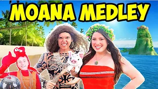 FAMILY SINGS MOANA MEDLEY!!! ✨ (Cover by @SharpeFamilySingers)