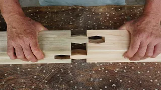 Amazing Secret Traditional Japanese Woodworking Joints, How To Connect Straight Wood You Never See