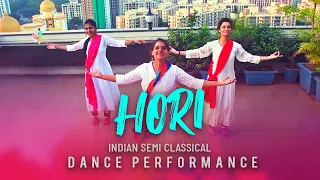 'Hori' - A Kathak based performance depicting Lord Krishna playing Holi with Radha in Vrindavan.