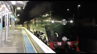 Australian Trains: Steam loco 3801 at West Ryde