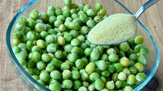 💯 I'm not exaggerating.❗ You will never eat peas without mixing them with semolina.😱