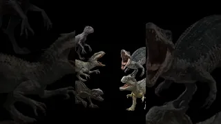 hybrid indominus rex indoraptor and Scorpius Rex vs jurassicworld #edits