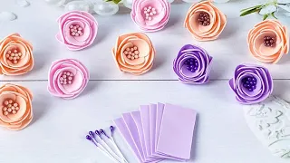 Цветы из фоамирана Быстро и легко Для начинающих / Easy DIY Eva Foam Paper Flowers / Flores de foami