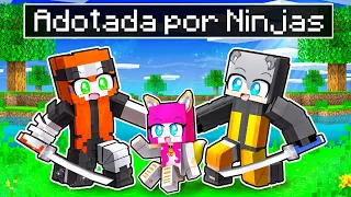 FUI ADOTADA POR NINJAS NO MINECRAFT !