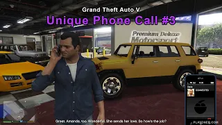 Michael calls Dave Norton after Complications - Unique Phone Call #3 - GTA 5