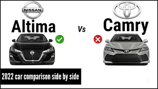 Nissan Altima vs Toyota Camry | 2022 car comparison side by side