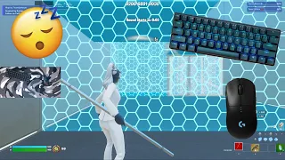 Steel Series Apex Pro Mini Wireless ASMR Chill🤩Piece Control 1v1🏆Satisfying Keyboard Fortnite