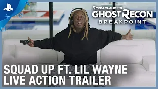 Tom Clancy's Ghost Recon Breakpoint - Squad Up with Lil Wayne | PS4