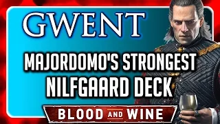 Witcher 3 🌟 BLOOD AND WINE GWENT ► Beat the Strongest Nilfgaard Deck (Majordomo)