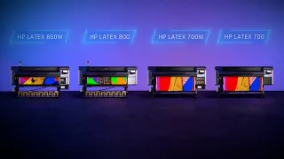 HP Latex 700 and 800 Series Technology Video Portfolio Intro
