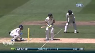 Third Test, day one highlights