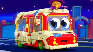 Halloween Rhyme - Wheels On The Bus Go Round And Round for Children