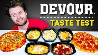 I tried every DEVOUR meal I could find... - Frozen Food Taste Test! Pizza Review