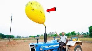 Monster Balloon🎈 VS Tractor🚜 Experiment | What Will Happen?