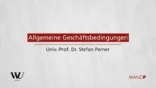 Perner/Spitzer/Kodek - Abschnitt  2.2 - Allgemeine Geschäftsbedingungen