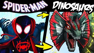 What if SPIDER-VERSE Characters Were DINOSAURS?! (Stories & Speedpaint)