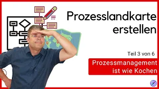 Prozesslandkarte erstellen - Prozessmanagement ist wie Kochen (Teil 3 von 6)