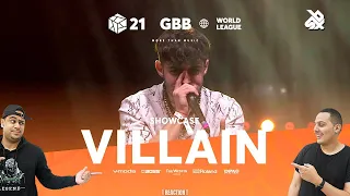 Villain 🇺🇸 | GRAND BEATBOX BATTLE 2021: WORLD LEAGUE | Wildcard Runner-Up Showcase | REACTION