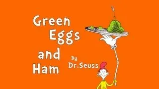 Read-Aloud "Green Eggs and Ham" by Dr Seuss - A Book for Kids