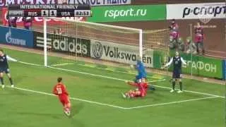 MNT vs. Russia: Roman Shirokov Goal - Nov. 14, 2012