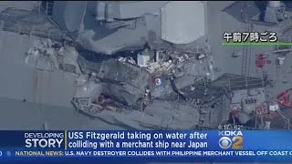 Search Continues For US Sailors After Ship Crash Off Japan