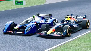 Red Bull F1 2022 RB18 vs Red Bull X2010 S1 at Montreal Canada GP