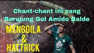 Chant-chant Bonek ini yang Berujung Hattrick Amido Balde | PERSEBAYA V PERSIB