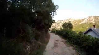 Bicycling near Neretva river (22. Žitomislići village - confluence of Buna river into Neretva river)