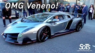 £6Million Lamborghini Veneno CHAOS in London!