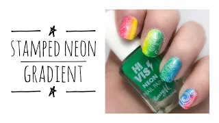 Stamped Neon Gradient