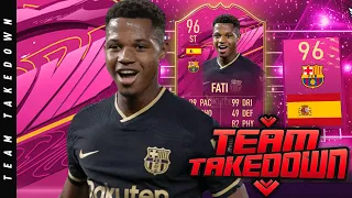 FUTTIES ANSU FATI - FIFA 21 TEAM TAKEDOWN w/@CapgunTom  - FIFA 21 Ultimate Team TTD