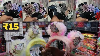 Hair Accessories Wholesale Market in Mumbai | Hairband, clutcher hair clip, Rubber Band Wholesale