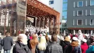 Vappu celebration in oulu Finland 2016