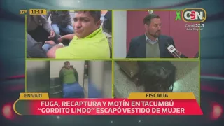 Fuga, recaptura y motín en Tacumbú