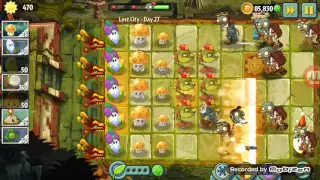 Plants vs. Zombies 2 Walkthrough - Lost City Day 26, 27, 28