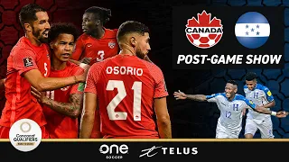 POST-GAME: HONDURAS vs. CANADA in Concacaf 2022 World Cup Qualifying