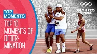 Top 10 moments of determination at The Olympics | Top Moments