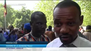 La communauté peule manifeste à Mali