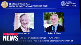 Two American economists win Nobel Prize in Economic Sciences