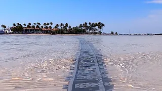 Lego train ride into the sea