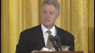 President Clinton's at a Religious Leaders Breakfast (1998)
