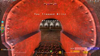 Quake 3 OSP: Playing on {CROM} Freeze, pro-q3dm6 (1)