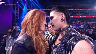 Rhea Ripley comes face to face with Becky Lynch - WWE RAW December 5, 2022