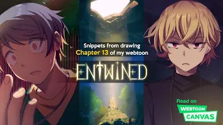 Tension | Entwined Ch13【Webtoon Drawing Timelapse】