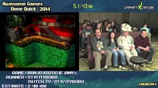 Banjo Kazooie :: SPEED RUN (1:34:54) by Stivitybobo [N64] #AGDQ 2014