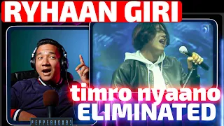 RYHAAN GIRI | timro nyaano| REACTION semi final The Voice of Nepal Season 4