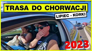 Trasa do Chorwacji .Orebić. Chorwacja 2023. Wakacje w Chorwacji