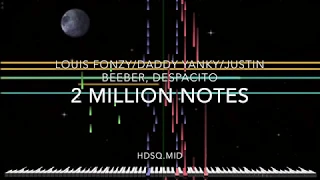 [Black Midi](Reupload) Louis Fonzy/Daddy Yanky/Justin Beeber, Despacito, 2 Million notes, HDSQ.mid.